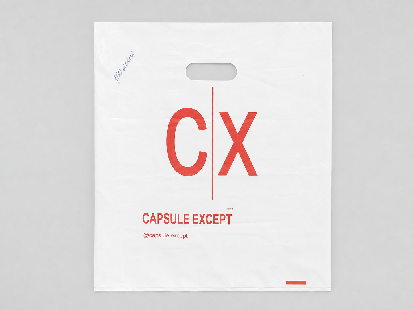 Пакет с фирменной печатью — Capsule Except